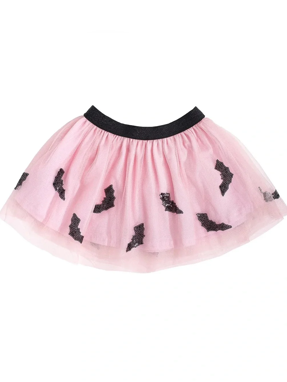 Sweet Wink Halloween Sparkly Bat Tutu/Shirt Set Girls Size 5/6 Like New!